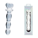 Clarity - Heras Cascade - Clear 15 cm Glass Dildo-CLA-22