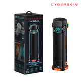 CyberSkin The Titan - Black USB Rechargeable Thrusting & Vibrating Auto Masturbator with Heater-CS-BT-BLK