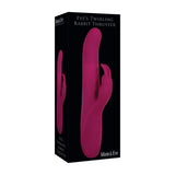 Adam & Eve Eves Twirling Rabbit Thruster - Purple 24.1 cm USB Rechargeable Thrusting Rabbit Vibrator-E079 6800