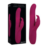 Adam & Eve Eves Twirling Rabbit Thruster - Purple 24.1 cm USB Rechargeable Thrusting Rabbit Vibrator-E079 6800