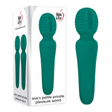 Adam & Eve Petite Private Pleasure Wand - Green 14.8 cm USB Rechargeable Massager Wand-E194 4500