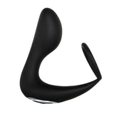 Adam & Eve Adams Rechargeable Prostate Pleaser & C-Ring - Black USB Rechargeable Anal Plug with Cock Ring-E196 8000