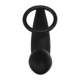 Adam & Eve Adams Rechargeable Prostate Pleaser & C-Ring - Black USB Rechargeable Anal Plug with Cock Ring-E196 8000