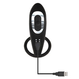 Adam & Eve Adams Rechargeable Prostate Pleaser & C-Ring - Black USB Rechargeable Anal Plug with Cock Ring-E196 8000