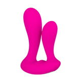 Adam & Eve Rechargeable Dual Entry Vibe - Pink USB Rechargeable Vibrator with Remote Control-E504 6200