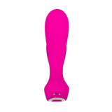 Adam & Eve Rechargeable Dual Entry Vibe - Pink USB Rechargeable Vibrator with Remote Control-E504 6200