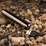 Evolved REAL SIMPLE - Black Chrome 10 cm USB Rechargeable Bullet-EN-RS-1249-2