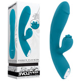 Evolved FIERCE FLICKER - Blue 19.5 cm USB Rechargeable Rabbit Flicker Vibrator-EN-RS-3106-2