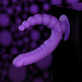 Evolved THE RIDER - Purple USB Rechargeable Double Ended Vibrator with Wireless Remote-EN-RS-4516-2