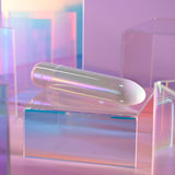 Evolved EASY DOES IT - Pearlescent White 10 cm USB Rechargeable Bullet-EN-RS-4530-2