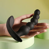 Evolved BEAD ME UP - Black 16.8 cm USB Rechargeable Vibrating Anal Beads with Wireless Remote-EN-RS-5681-2