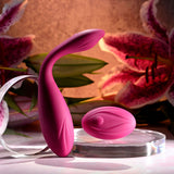 Evolved CHERRY POSE - Pink 16.1 cm USB Rechargeable Flexible & Posable Vibrator with Remote-EN-RS-6183-2