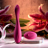 Evolved CHERRY POSE - Pink 16.1 cm USB Rechargeable Flexible & Posable Vibrator with Remote-EN-RS-6183-2