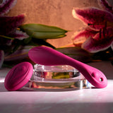Evolved CHERRY POSE - Pink 16.1 cm USB Rechargeable Flexible & Posable Vibrator with Remote-EN-RS-6183-2