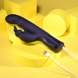 Evolved BIG DEAL - Purple 25.7 cm USB Rechargeable Rabbit Vibrator-EN-RS-6220-2