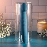 Evolved QUEEN OF ALL TRADES - Blue 22.6 cm USB Rechargeable Thrusting & Rotating Vibrator-EN-RS-6305-2