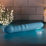 Evolved QUEEN OF ALL TRADES - Blue 22.6 cm USB Rechargeable Thrusting & Rotating Vibrator-EN-RS-6305-2