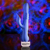 Evolved POP GOES THE O - Purple 24.7 cm USB Rechargeable Thrusting & Bulging Rabbit Vibrator-EN-RS-6510-2