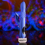 Evolved POP GOES THE O - Purple 24.7 cm USB Rechargeable Thrusting & Bulging Rabbit Vibrator-EN-RS-6510-2