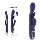 Evolved BOW DOWN - Purple USB Rechargeable Rabbit Vibrator