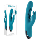 Evolved BUNNY TAPPER - Blue 20 cm USB Rechargeable Rabbit Vibrator with Flicking Shaft