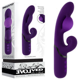 Evolved PLEASURE PUFF - Purple 24.1 cm USB Rechargeable Inflatable Rabbit Vibrator