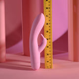 Evolved CUSHY BUNNY - Pink 19.1 cm USB Rechargeable Rabbit Vibrator
