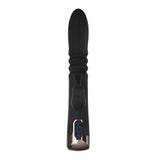 Evolved Rapid Rabbit - Black 25.4 cm USB Rechargeable Thrusting Rabbit Vibrator-EN-RS-8409-2