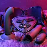 Evolved HEAVENLY HARNESS - Black USB Rechargeable Strap-On Kit-EN-RS-8478-2