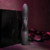 Evolved RABBIT HOLE - Black 21.2 cm USB Rechargeable Rabbit Vibrator-EN-RS-8805-2