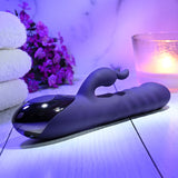 Evolved RASCALLY RABBIT - Purple 22.9 cm USB Rechargeable Rabbit Vibrator-EN-RS-9345-2