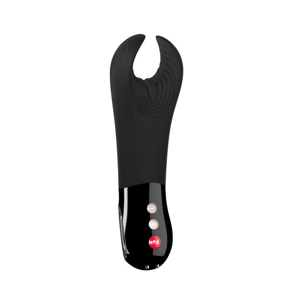 Fun Factory MANTA black - Black 18 cm USB Rechargeable Mens & Couples Vibrator-FF000873BK01