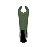 Fun Factory MANTA moss green-black - Moss Green 18 cm USB Rechargeable Mens & Couples Vibrator-FF000873DG01