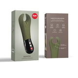 Fun Factory MANTA moss green-black - Moss Green 18 cm USB Rechargeable Mens & Couples Vibrator-FF000873DG01