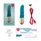 Fun Factory STRONIC PETITE deep sea blue - Deep Sea Blue 17 cm USB Rechargeable Thrusting Vibrator-FF000886PT01
