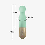 Fun Factory SUNDAZE pistachio - Pistachio Green 17.5 cm USB Rechargeable Thrusting Vibrator-FF000887LG01
