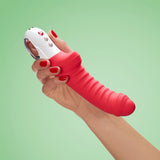 Fun Factory TIGER india red - Red 22.3 USB Rechargeable Vibrator-FF000890RE01