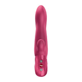 Fun Factory BI STRONIC ARC Raspberry - Raspberry 21.6 cm USB-C Rechargeable Thrusting Vibrator