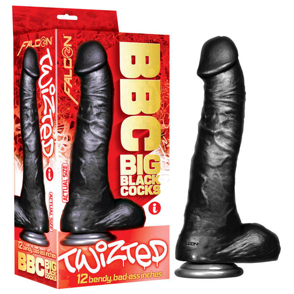 BBC (Big Black Cocks) - Twizted - Black 30.5 cm (12) Dong-IC5202-2