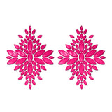 GLOW Fashion Pasties Set - Glow Pink Crystals-FLA105-NPK-OS-B