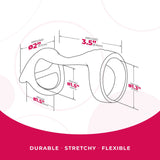 Strap The Balls - Black Cock Strap with Ball Stretcher-FRQ004A000-010