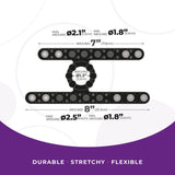 Strap The Balls - Black Adjustable Cock & Ball Rings