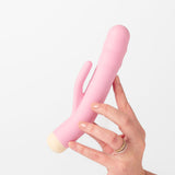 Girls Get Off - DeeDee - Pink 19 cm USB Rechargeable Thrusting Rabbit Vibrator-GGODD-2