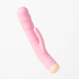 Girls Get Off - DeeDee - Pink 19 cm USB Rechargeable Thrusting Rabbit Vibrator-GGODD-2