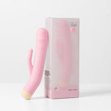 Girls Get Off - DeeDee - Pink 19 cm USB Rechargeable Thrusting Rabbit Vibrator-GGODD-2