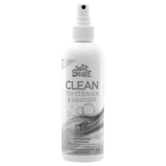 Wet Stuff Clean - 235g - Toy Cleaner - 235 gram Spray Bottle-GW91000