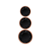 Gender X GOLD DIGGER SET - Rose Gold Metallic Butt Plugs - Set of 3 Sizes-GX-BP-9154-2