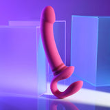 Gender X SHARING IS CARING - Pink 21.9 cm USB Rechargeable Strapless Strap-On-GX-RS-3748-2