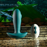 Gender X TUNNEL TAPPER - Grey 12.1 cm USB Rechargeable Tapping Anal Plug with Wireless Remote-GX-RS-5001-2