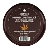 Hemp Seed 3-In-1 Massage Candle - Dreamsicle (Tangerine & Plum) - 170 g-HSC006
